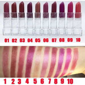 10 Colors Women Lips Makeup Lipstick